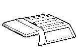 Toyota COVER TOP parts diagram