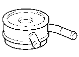 Toyota ENGINE OIL COOLER parts diagram
