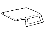 Toyota REAR BODY TOP CURTAIN & ROOF PANEL parts diagram
