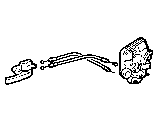Toyota REAR DOOR LOCK & HANDLE parts diagram