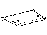 Toyota PACKAGE TRAY PANEL parts diagram