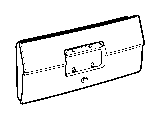 Toyota LUGGAGE COMPARTMENT DOOR & LOCK parts diagram