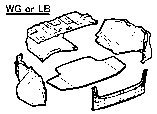 Toyota DECK BOARD & DECK TRIM COVER parts diagram