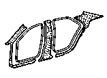 Toyota INSIDE TRIM BOARD & DOOR OPENING TRIM MOULDING parts diagram