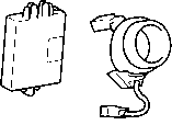 Toyota ANTI-THEFT DEVICE parts diagram