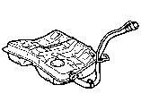 Toyota FUEL TANK & TUBE parts diagram