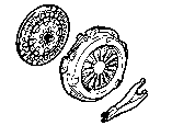 Toyota CLUTCH & RELEASE FORK parts diagram