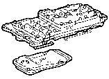 Toyota VALVE BODY & OIL STRAINER (ATM) parts diagram