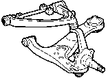Toyota FRONT AXLE ARM & STEERING KNUCKLE parts diagram