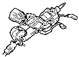 Toyota STEERING COLUMN & SHAFT parts diagram