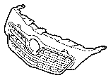 Toyota RADIATOR GRILLE parts diagram