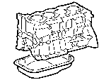 Toyota CYLINDER BLOCK parts diagram