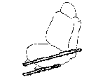 Toyota SEAT RAIL parts diagram