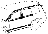 Toyota MOULDING parts diagram