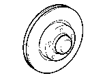 Toyota FRONT AXLE HUB parts diagram