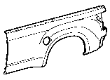Toyota REAR BODY SIDE PANEL parts diagram