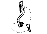 Toyota SEAT BELT & CHILD RESTRAINT SEAT parts diagram