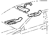Toyota ARMREST & VISOR parts diagram