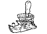 Toyota SHIFT LEVER & RETAINER parts diagram