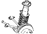 Toyota REAR SPRING & SHOCK ABSORBER parts diagram