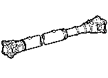 Toyota PROPELLER SHAFT & UNIVERSAL JOINT parts diagram