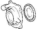 Toyota OIL PUMP, OIL COOLER & PIPE (MTM) parts diagram