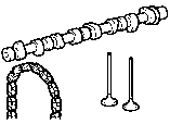 Toyota CAMSHAFT & VALVE parts diagram