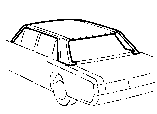 Toyota ROOF COVER & MOULDING parts diagram