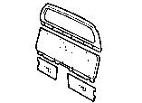 Toyota ROOM SEPARATION TRIM parts diagram