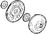 Toyota TORQUE CONVERTER, FRONT OIL PUMP(CVT) parts diagram