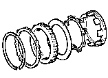Toyota CENTER SUPPORT & PLANETARY SUN GEAR (ATM) parts diagram