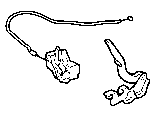 Toyota HOOD LOCK & HINGE parts diagram