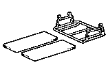 Toyota BED & SHELF parts diagram
