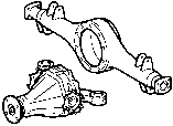 Toyota REAR AXLE HOUSING & DIFFERENTIAL parts diagram