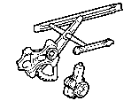 Toyota FRONT DOOR WINDOW REGULATOR & HINGE parts diagram