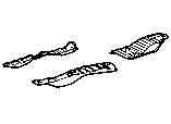 Toyota FLOOR INSULATOR parts diagram