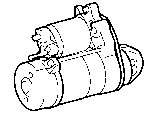 Toyota STARTER parts diagram