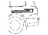 Toyota BODY STRIPE parts diagram