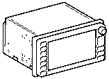 Toyota NAVIGATION & FRONT MONITOR DISPLAY parts diagram