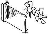 Toyota RADIATOR & WATER OUTLET parts diagram