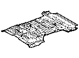 Toyota REAR FLOOR PANEL & REAR FLOOR MEMBER parts diagram