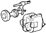 Toyota POWER TAKE-OFF CASE & GEAR parts diagram