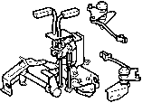 Toyota DIFFERENTIAL LOCK CONTROL parts diagram