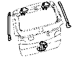 Toyota BACK DOOR LOCK & HINGE parts diagram