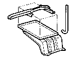 Toyota BATTERY CARRIER parts diagram