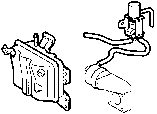 Toyota EXHAUST BRAKE TUBE & CLAMP parts diagram