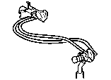 Toyota HEATING & AIR CONDITIONING - VACUUM PIPING parts diagram