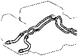Toyota OIL COOLER & TUBE (ATM) parts diagram