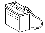 Toyota BATTERY & BATTERY CABLE parts diagram