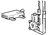 Toyota PASSIVE BELT SYSTEM parts diagram